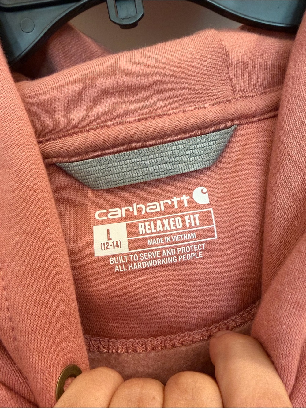 Carhartt Dusty Coral Pullover Hoodie - Picture 4 of 4